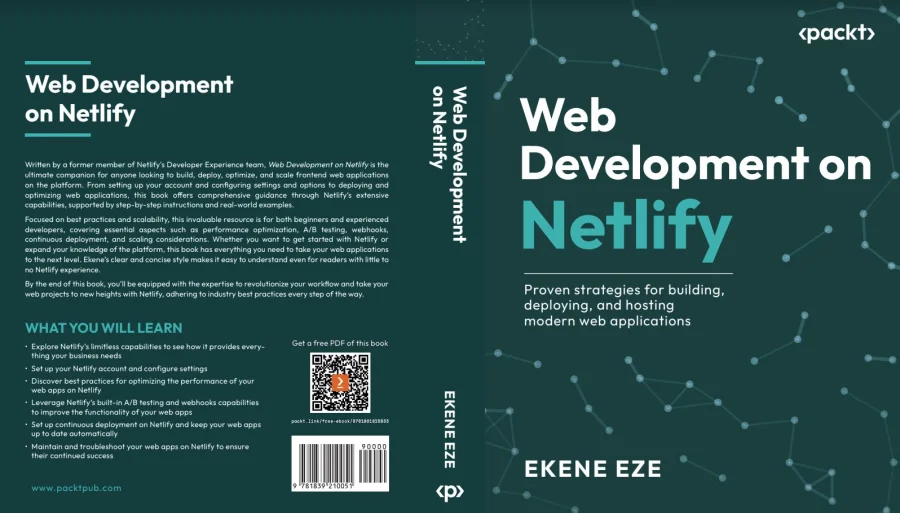 Cover of Web Development on Netlify by Ekene Eze